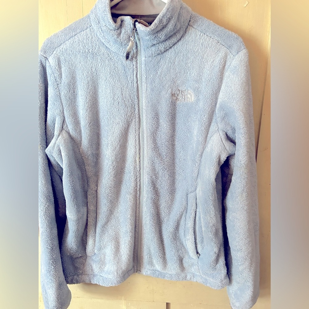 Women’s Northface Oso Full Zip Fleece - Sky Blue